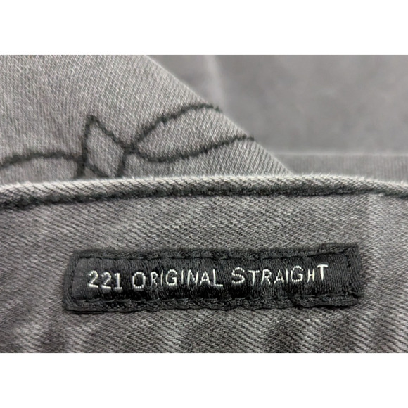 Lucky Brand Jeans sz 32/34 221 Original Straight gray stretchy denim men 2807 - Picture 6 of 8